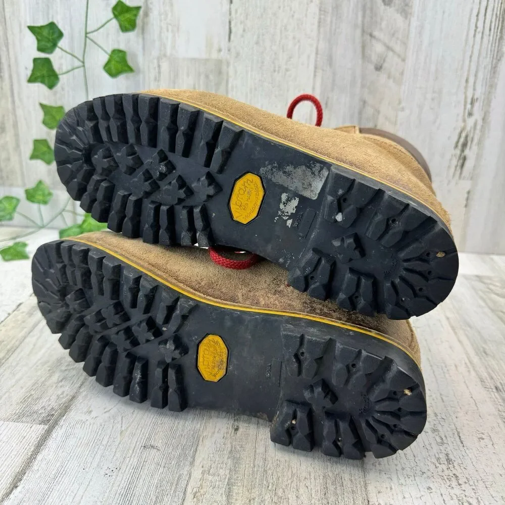 Raichle Hiking Boots men’s Vibram Soles Switzerland Mountaineering Leather